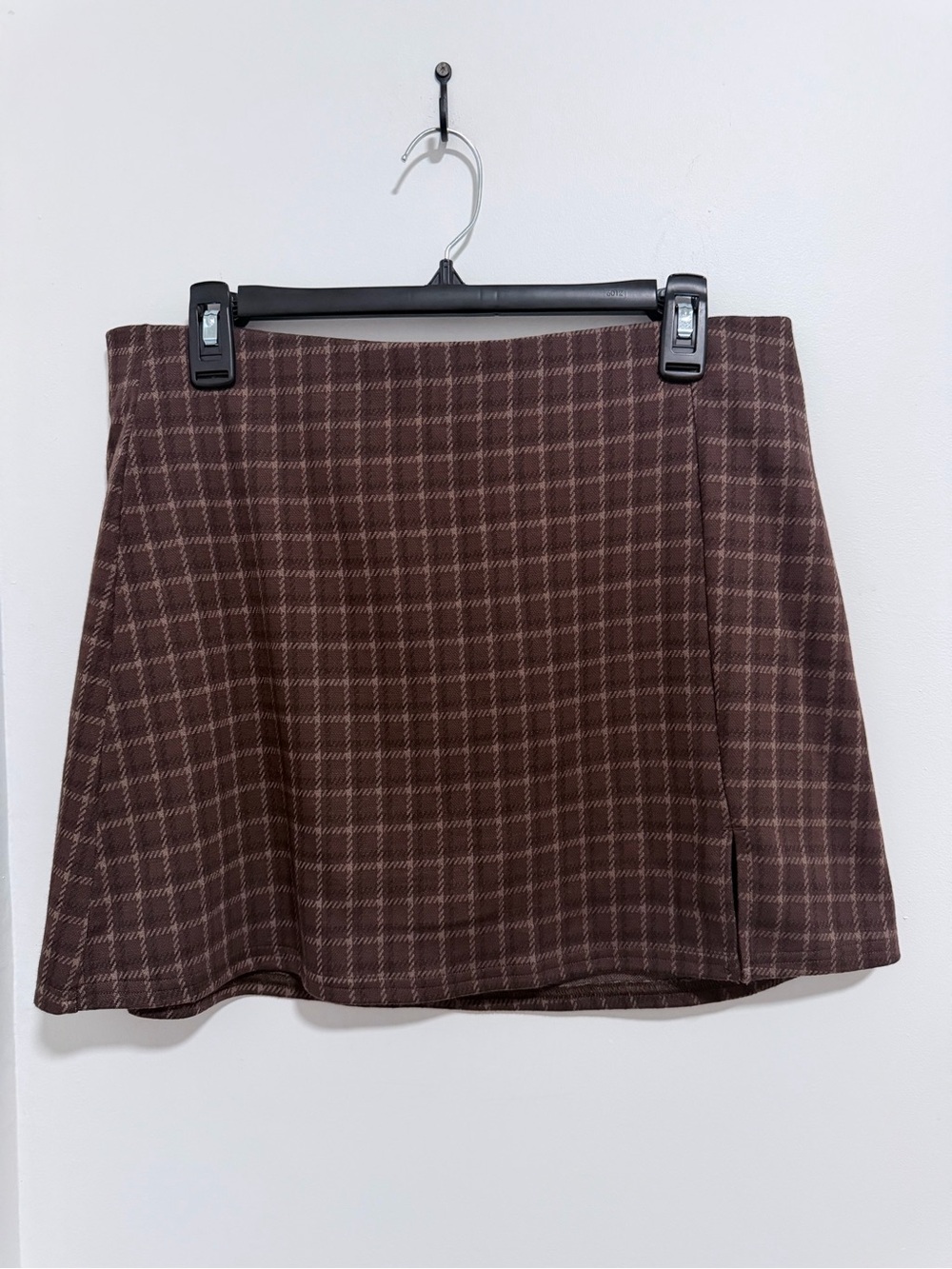 American Eagle Outfitters Brown Plaid A-Line Skort